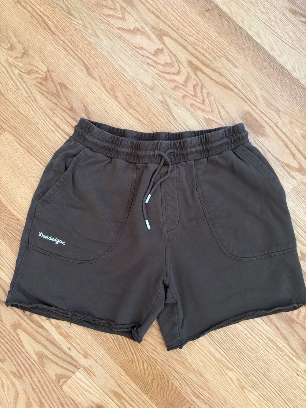 Men’s Bearded Goat Drift Lounge Shorts - Dark Brown